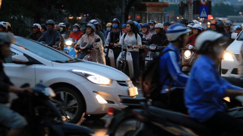 Giao thông kẹt cứng