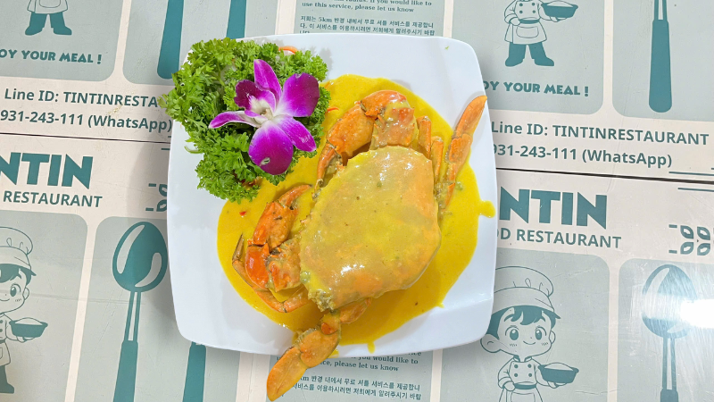 Cua gạch sốt bơ tỏi