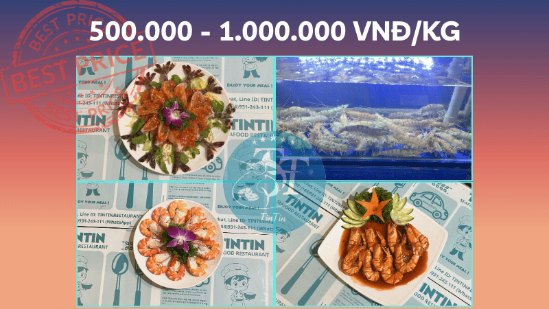 Giá tôm sú Đà Nẵng